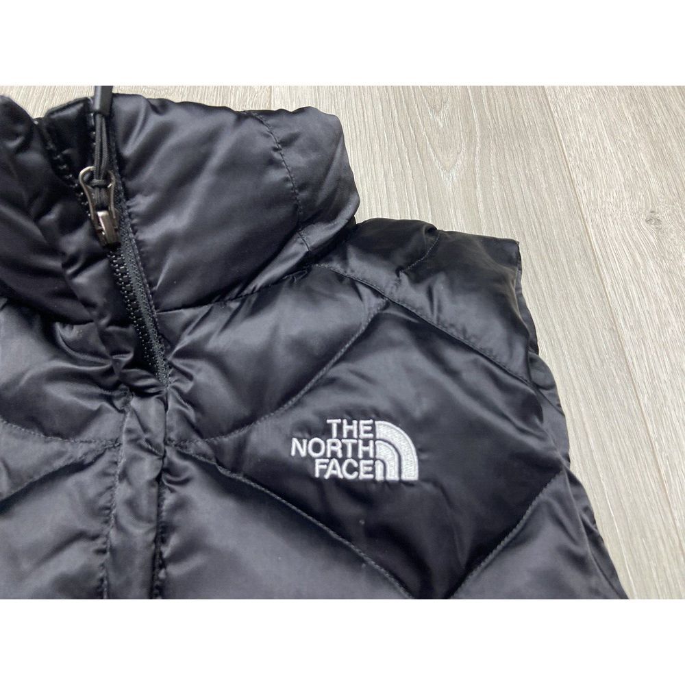 The North Face Vest Women Small Black Puffer Goose Down 550 Outdoor Hiking Ski - Picture 9 of 13